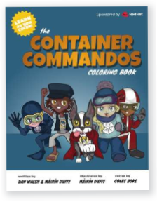 Container Commandos Malbuch-Cover